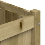 Casa si Gradina - Gradinarit si plante - Plante si ghivece - Ghivece si suporturi - Jardiniera de gradina, 90x50x70 cm, lemn de pin impregnat - Infinity.ro