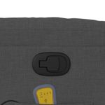 Ingrijire personala si Cosmetice - Sanatate si wellness - Articole wellness - Fotolii de masaj - Fotoliu de masaj rabatabil cu ridicare, gri inchis, textil - Infinity.ro