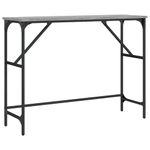 Casa si Gradina - Mobilier - Comode si corpuri - Console - Masuta consola, gri sonoma, 100x32x75 cm, lemn prelucrat - Infinity.ro