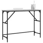 Casa si Gradina - Mobilier - Comode si corpuri - Console - Masuta consola, gri sonoma, 100x32x75 cm, lemn prelucrat - Infinity.ro