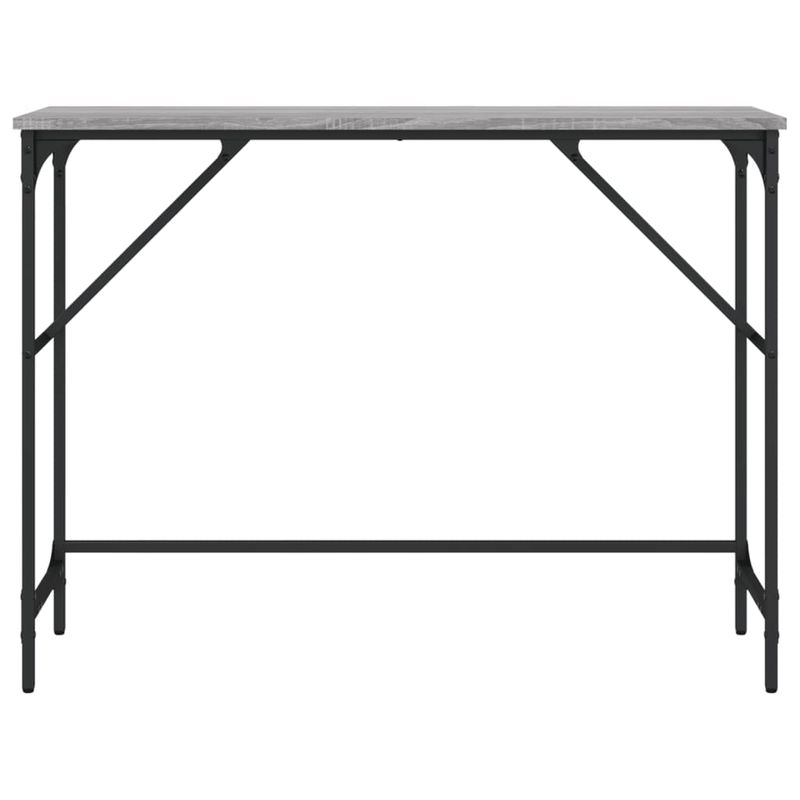 Casa si Gradina - Mobilier - Comode si corpuri - Console - Masuta consola, gri sonoma, 100x32x75 cm, lemn prelucrat - Infinity.ro