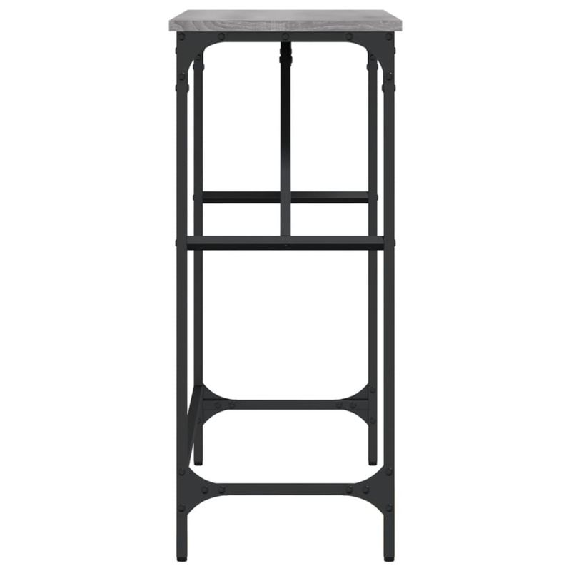 Casa si Gradina - Mobilier - Comode si corpuri - Console - Masuta consola, gri sonoma, 100x32x75 cm, lemn prelucrat - Infinity.ro