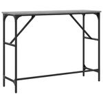 Casa si Gradina - Mobilier - Comode si corpuri - Console - Masuta consola, gri sonoma, 100x32x75 cm, lemn prelucrat - Infinity.ro