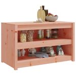 Casa si Gradina - Mobilier - Comode si corpuri - Corpuri bucatarie - Dulap bucatarie de exterior, 106x55x64 cm, lemn masiv douglas, model 2 rafturi - Infinity.ro