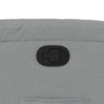 Casa si Gradina - Mobilier - Scaune si fotolii - Fotolii - Fotoliu rabatabil cu ridicare, gri deschis, material textil - Infinity.ro