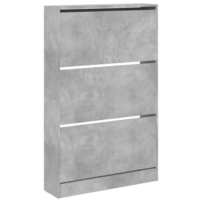 Casa si Gradina - Mobilier - Organizare si depozitare - Organizator incaltaminte - Pantofar, gri beton, 80x21x125,5 cm, lemn prelucrat - Infinity.ro