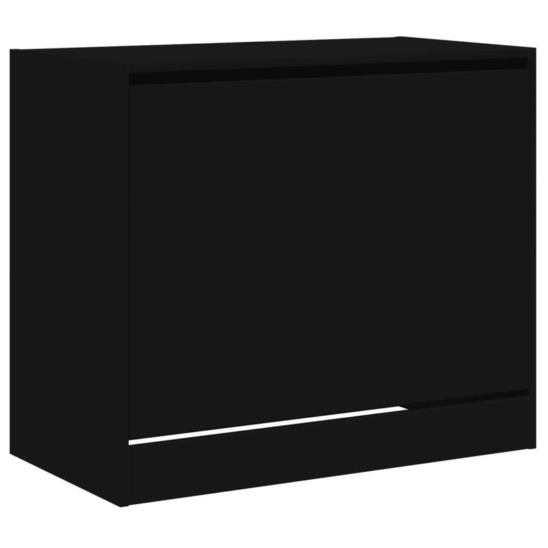Casa si Gradina - Mobilier - Organizare si depozitare - Organizator incaltaminte - Pantofar, negru, 80x42x69 cm, lemn prelucrat - Infinity.ro