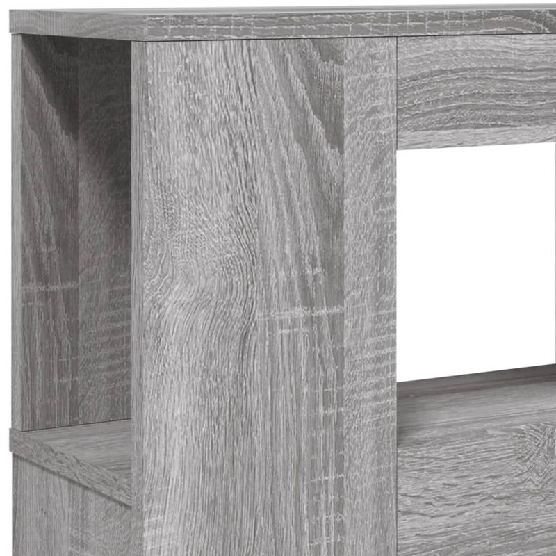 Casa si Gradina - Mobilier - Paturi si accesorii - Accesorii paturi - Tablie de pat cu LED, gri sonoma, 220x18,5x103,5 cm, lemn - Infinity.ro