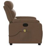 Ingrijire personala si Cosmetice - Sanatate si wellness - Articole wellness - Fotolii de masaj - Fotoliu de masaj rabatabil, maro, material textil - Infinity.ro