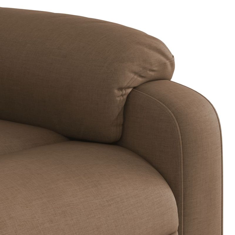 Ingrijire personala si Cosmetice - Sanatate si wellness - Articole wellness - Fotolii de masaj - Fotoliu de masaj rabatabil, maro, material textil - Infinity.ro