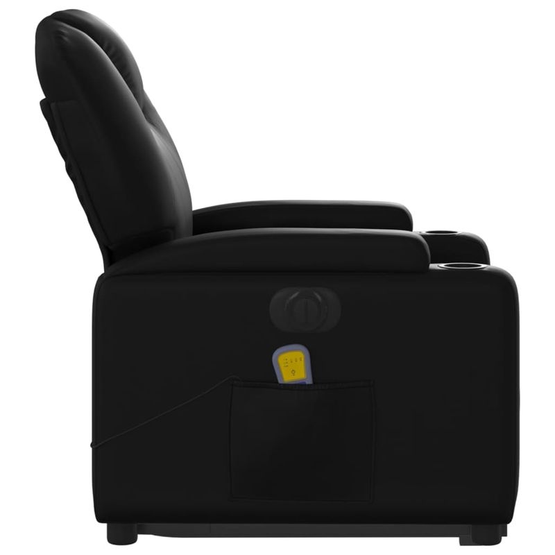 Ingrijire personala si Cosmetice - Sanatate si wellness - Articole wellness - Fotolii de masaj - Fotoliu electric masaj rabatabil cu ridicare, negru - Infinity.ro