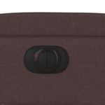 Casa si Gradina - Mobilier - Scaune si fotolii - Fotolii - Fotoliu electric rabatabil cu ridicare, maro inchis, textil - Infinity.ro