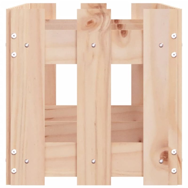 Casa si Gradina - Gradinarit si plante - Plante si ghivece - Ghivece si suporturi - Pat inaltat gradina design gard 150x30x30 cm lemn de pin tratat, pin natural - Infinity.ro