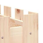 Casa si Gradina - Gradinarit si plante - Plante si ghivece - Ghivece si suporturi - Pat inaltat gradina design gard 150x30x30 cm lemn de pin tratat, pin natural - Infinity.ro