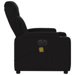 Ingrijire personala si Cosmetice - Sanatate si wellness - Articole wellness - Fotolii de masaj - Fotoliu electric de masaj rabatabil, negru, textil - Infinity.ro