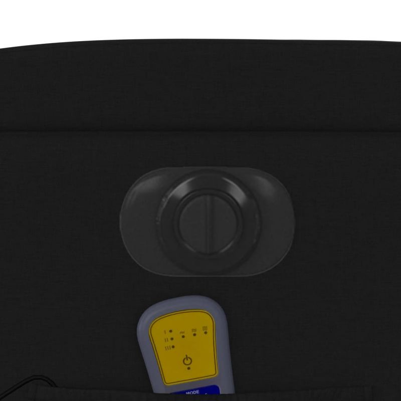 Ingrijire personala si Cosmetice - Sanatate si wellness - Articole wellness - Fotolii de masaj - Fotoliu electric de masaj rabatabil, negru, textil - Infinity.ro