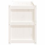 Casa si Gradina - Gradinarit si plante - Plante si ghivece - Ghivece si suporturi - Jardiniera de gradina, alb, 150x50x70 cm, lemn masiv de pin - Infinity.ro