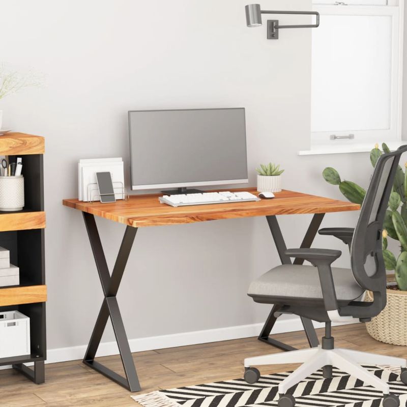 Casa si Gradina - Mobilier - Feronerie si accesorii mobila - Blat de birou 100x80x2,5 cm dreptunghiular lemn masiv de acacia - Infinity.ro