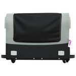 Sport si Outdoor - Ciclism - Accesorii pentru biciclete - Remorci biciclete - Remorca pentru biciclete, negru și gri, 45 kg, fier, mărime 137x69x59 cm - Infinity.ro