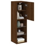 Casa si Gradina - Mobilier - Comode si corpuri - Comode - Comoda TV cu lumini LED, stejar maro, 30,5x30x102 cm - Infinity.ro