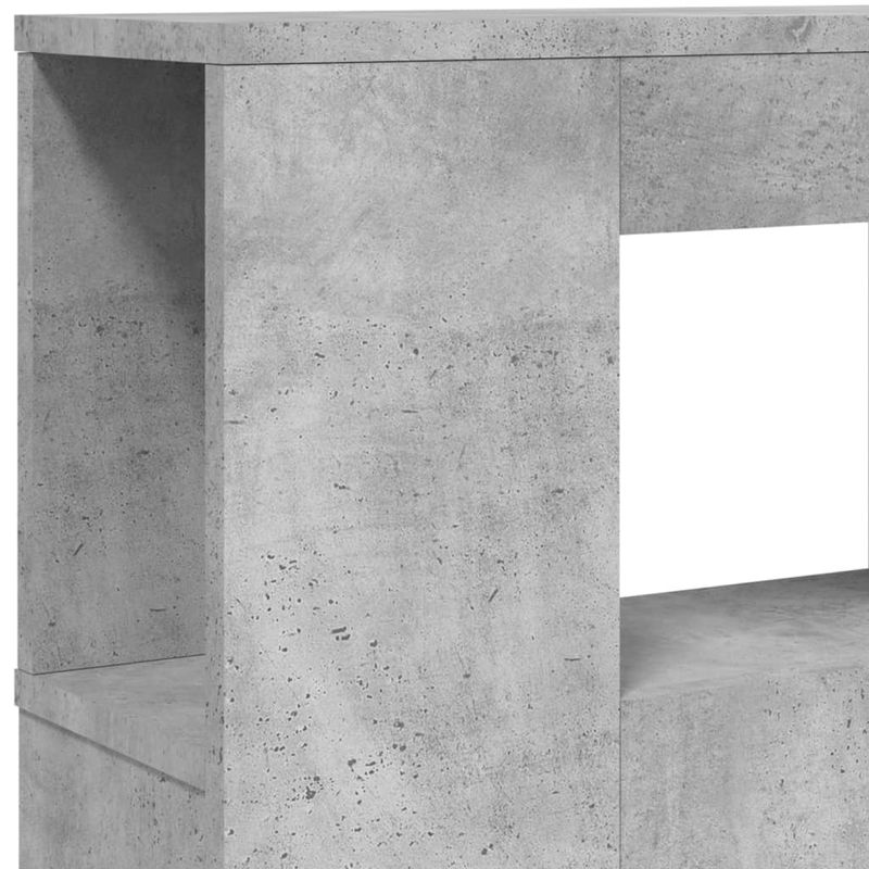 Casa si Gradina - Mobilier - Paturi si accesorii - Accesorii paturi - Tablie de pat cu LED, gri beton, 120x18,5x103,5 cm, lemn - Infinity.ro