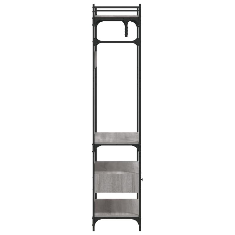 Casa si Gradina - Mobilier - Dulapuri si sifoniere - Sifoniere - Sifonier cu sertare, gri sonoma, 89x39x184,5 cm, lemn compozit - Infinity.ro