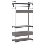 Casa si Gradina - Mobilier - Dulapuri si sifoniere - Sifoniere - Sifonier cu sertare, gri sonoma, 89x39x184,5 cm, lemn compozit - Infinity.ro