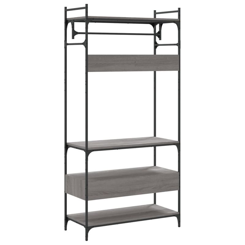Casa si Gradina - Mobilier - Dulapuri si sifoniere - Sifoniere - Sifonier cu sertare, gri sonoma, 89x39x184,5 cm, lemn compozit - Infinity.ro