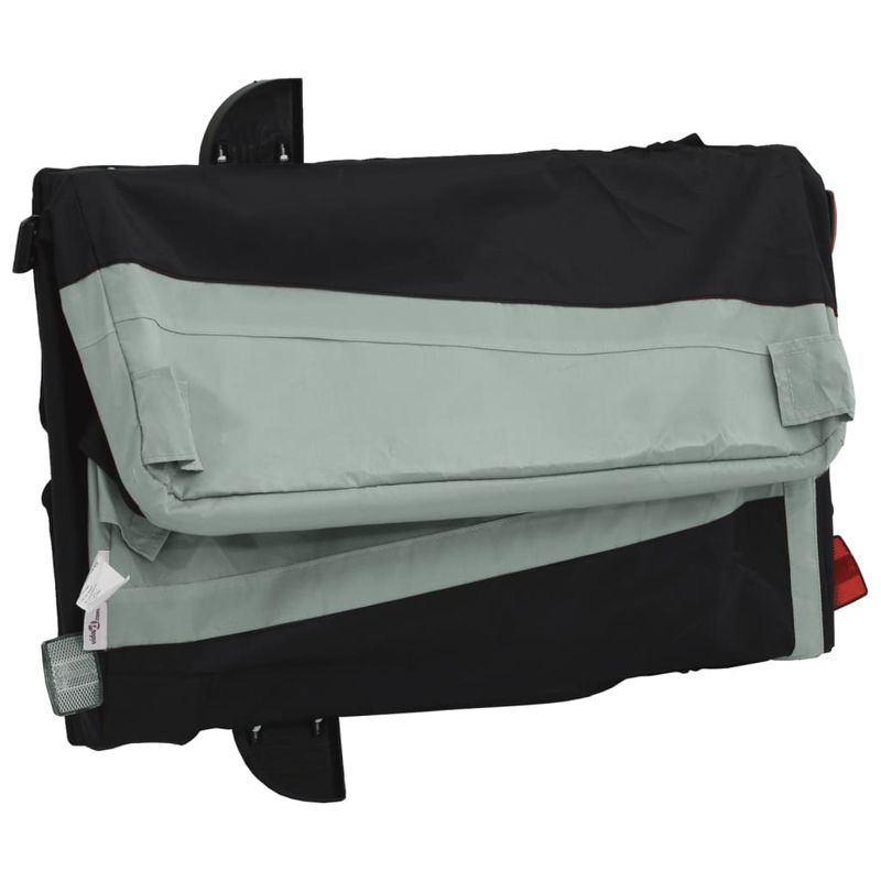 Sport si Outdoor - Ciclism - Accesorii pentru biciclete - Remorci biciclete - Remorca pentru biciclete, negru și gri, 45 kg, fier, mărime 126x63x50 cm - Infinity.ro