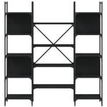 Casa si Gradina - Mobilier - Biblioteci si rafturi - Biblioteci - Biblioteca, negru, 155,5x24x166,5 cm, lemn prelucrat - Infinity.ro