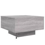 Casa si Gradina - Mobilier - Mese si birouri - Masute de cafea - Masuta de cafea cu lumini LED, gri sonoma, 55x55x31 cm - Infinity.ro