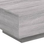 Casa si Gradina - Mobilier - Mese si birouri - Masute de cafea - Masuta de cafea cu lumini LED, gri sonoma, 55x55x31 cm - Infinity.ro