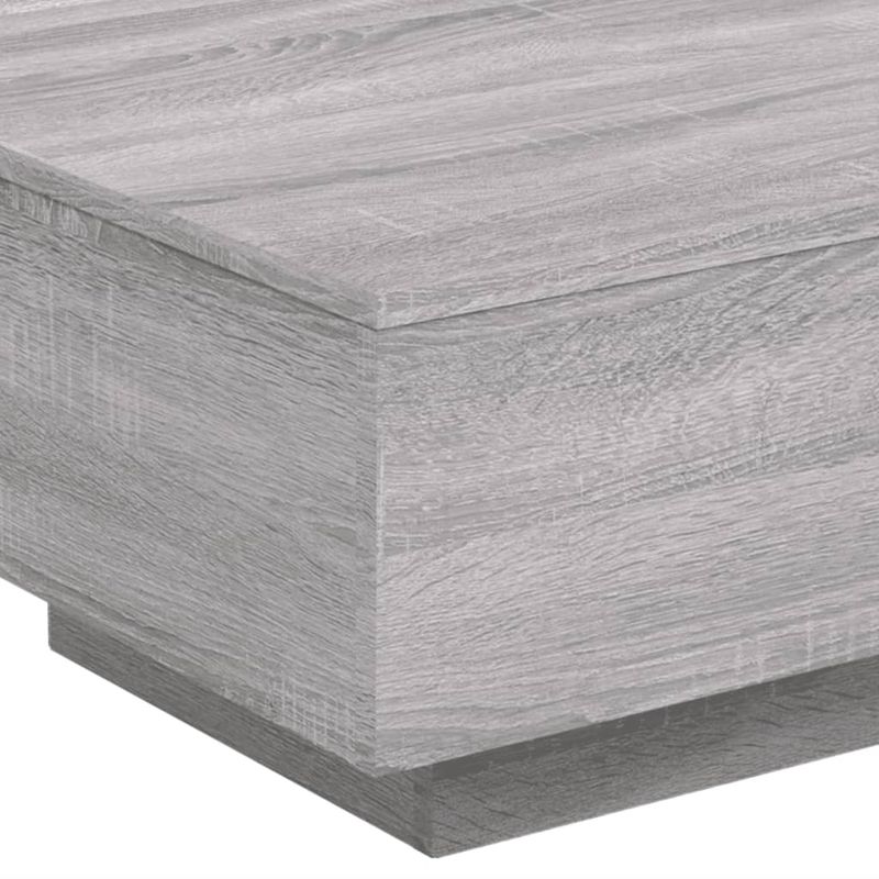 Casa si Gradina - Mobilier - Mese si birouri - Masute de cafea - Masuta de cafea cu lumini LED, gri sonoma, 55x55x31 cm - Infinity.ro