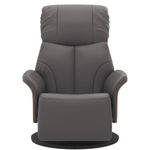 Casa si Gradina - Mobilier - Scaune si fotolii - Fotolii - Fotoliu rabatabil cu suport de picioare, gri, piele ecologica - Infinity.ro