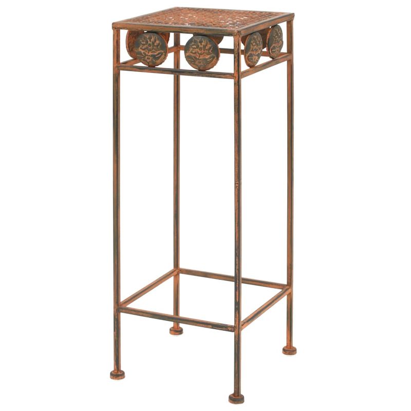 Casa si Gradina - Gradinarit si plante - Plante si ghivece - Ghivece si suporturi - Set suport plante, 3 buc., ruginiu, metal, stil vintage - Infinity.ro