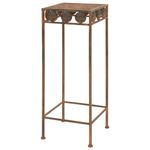 Casa si Gradina - Gradinarit si plante - Plante si ghivece - Ghivece si suporturi - Set suport plante, 3 buc., ruginiu, metal, stil vintage - Infinity.ro