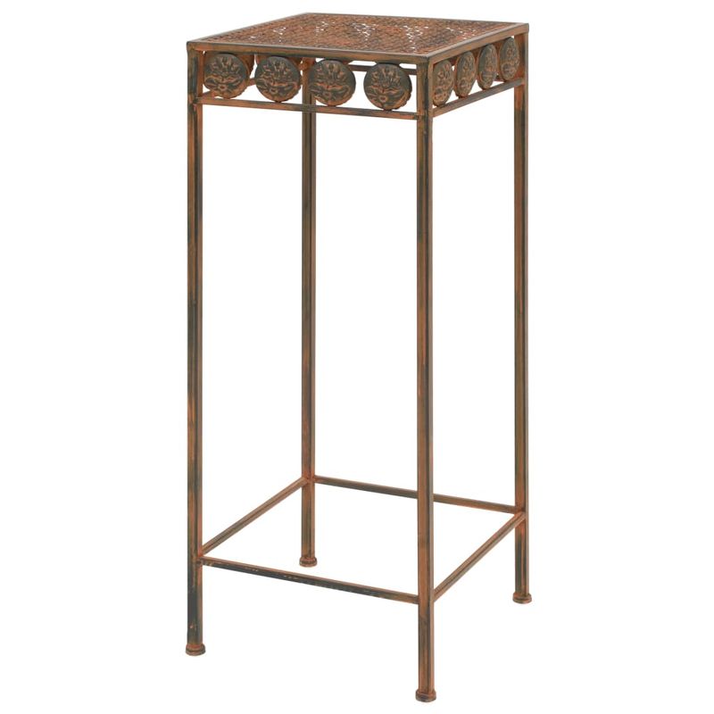 Casa si Gradina - Gradinarit si plante - Plante si ghivece - Ghivece si suporturi - Set suport plante, 3 buc., ruginiu, metal, stil vintage - Infinity.ro