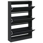 Casa si Gradina - Mobilier - Organizare si depozitare - Organizator incaltaminte - Pantofar, negru, 80x21x125,5 cm, lemn compozit - Infinity.ro