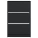 Casa si Gradina - Mobilier - Organizare si depozitare - Organizator incaltaminte - Pantofar, negru, 80x21x125,5 cm, lemn compozit - Infinity.ro