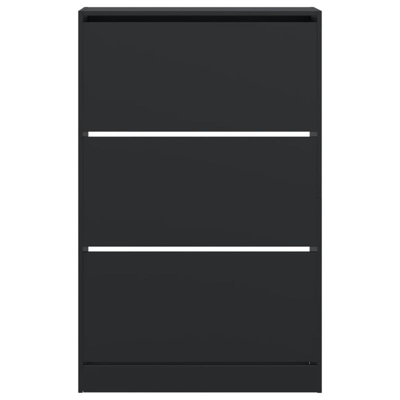 Casa si Gradina - Mobilier - Organizare si depozitare - Organizator incaltaminte - Pantofar, negru, 80x21x125,5 cm, lemn compozit - Infinity.ro