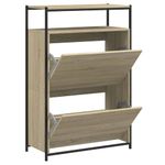 Casa si Gradina - Mobilier - Organizare si depozitare - Organizator incaltaminte - Pantofar, stejar sonoma, 75x34x112 cm, lemn compozit - Infinity.ro