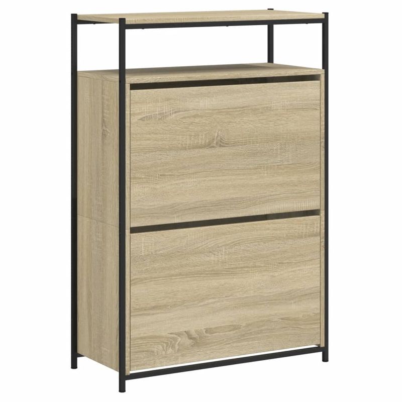 Casa si Gradina - Mobilier - Organizare si depozitare - Organizator incaltaminte - Pantofar, stejar sonoma, 75x34x112 cm, lemn compozit - Infinity.ro