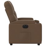 Casa si Gradina - Mobilier - Scaune si fotolii - Fotolii - Fotoliu rabatabil electric, maro, material textil - Infinity.ro