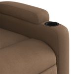 Casa si Gradina - Mobilier - Scaune si fotolii - Fotolii - Fotoliu rabatabil electric, maro, material textil - Infinity.ro