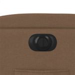 Casa si Gradina - Mobilier - Scaune si fotolii - Fotolii - Fotoliu rabatabil electric, maro, material textil - Infinity.ro