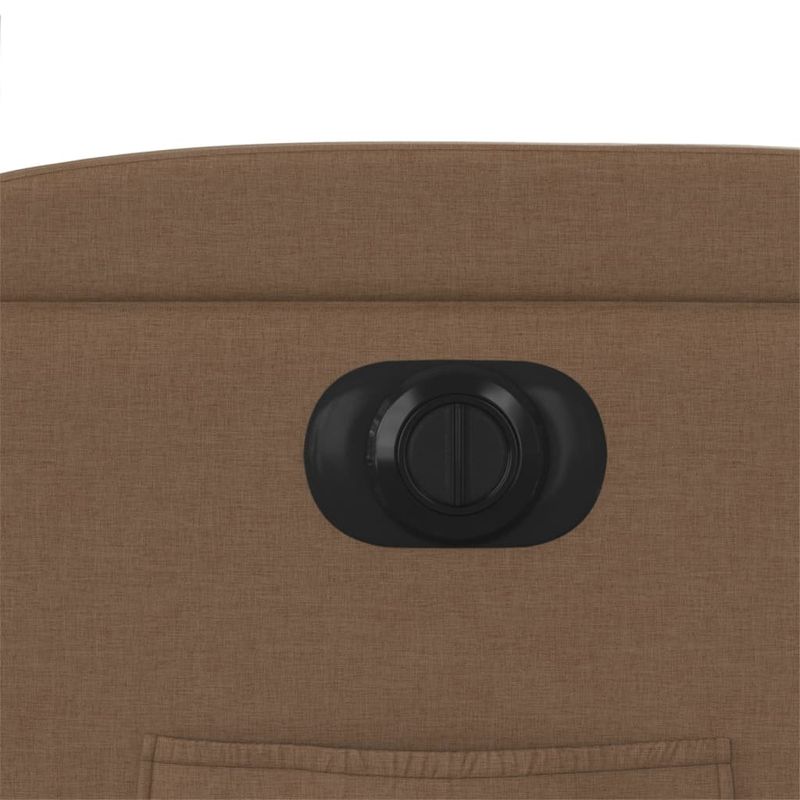 Casa si Gradina - Mobilier - Scaune si fotolii - Fotolii - Fotoliu rabatabil electric, maro, material textil - Infinity.ro
