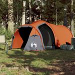 Sport si Outdoor - Camping - Corturi camping - Cort de camping pentru 3 persoane, gri/portocaliu, impermeabil - Infinity.ro