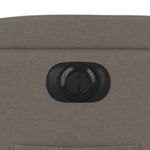 Casa si Gradina - Mobilier - Scaune si fotolii - Fotolii - Fotoliu electric rabatabil cu ridicare, gri taupe, textil - Infinity.ro