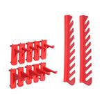 Casa si Gradina - Constructii - Depozitare, transport si protectie - Organizatoare si cutii scule - Set cutii depozitare 141 piese cu panouri de perete, rosu&negru - Infinity.ro