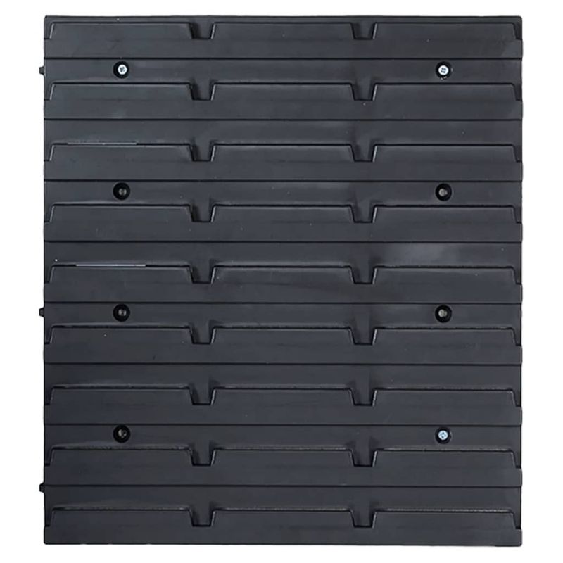 Casa si Gradina - Constructii - Depozitare, transport si protectie - Organizatoare si cutii scule - Set cutii depozitare 141 piese cu panouri de perete, rosu&negru - Infinity.ro